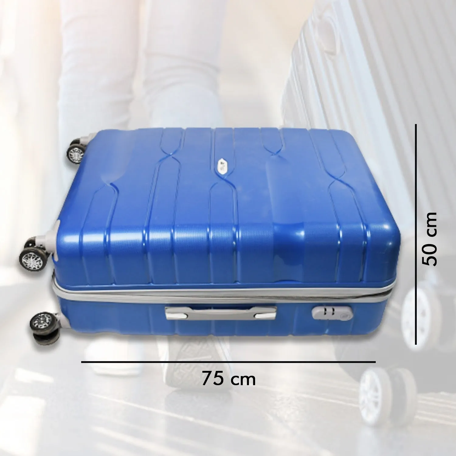 1101 Luxury Traveling bag  4 Wheel Trolley Bag Large Bag Store Extra Luggage In Bag For Traveling Use Large Bag