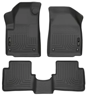 2013-2015 Dodge Dart Front & 2nd Seat Floor Liners - Black