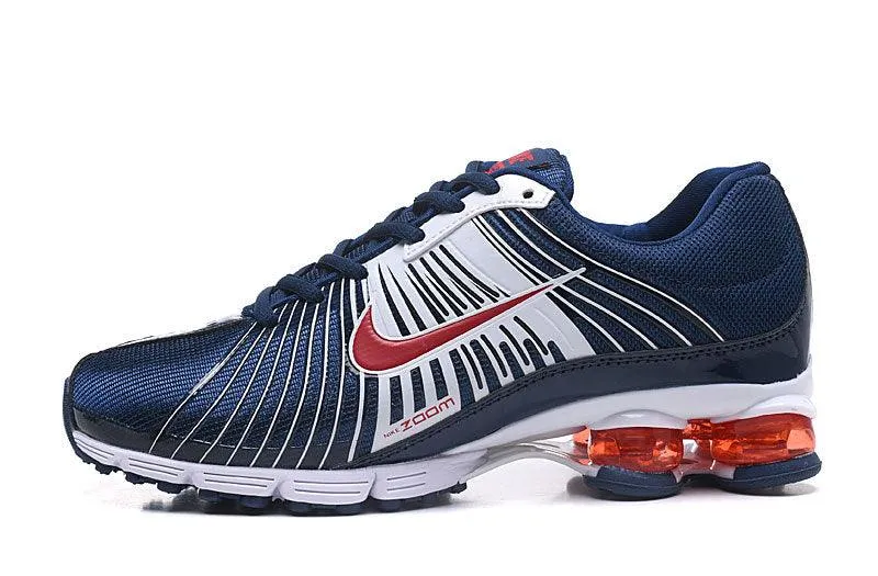 2018 White Navy Blue Red Shox Nz Mens Running Shoes