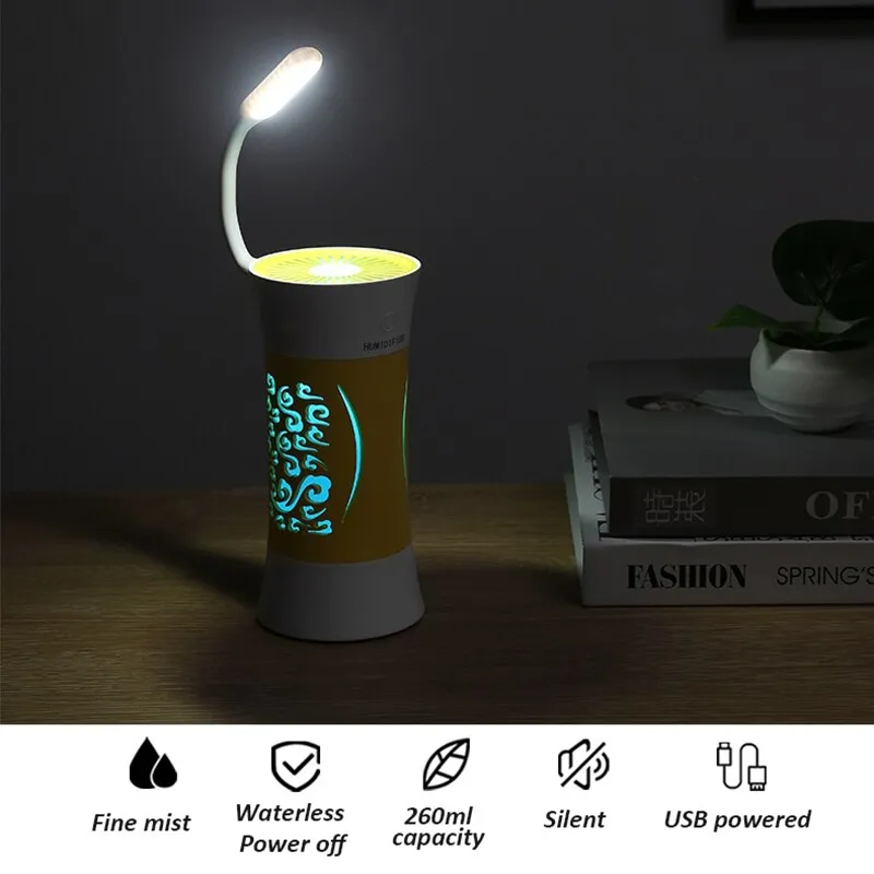 260ML Home air Humidifier USB Ultrasonic Aroma