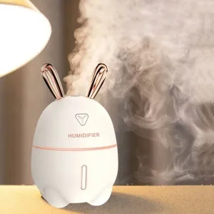 300ML Air Humidifier Cute Rabbit Ultra Silent USB