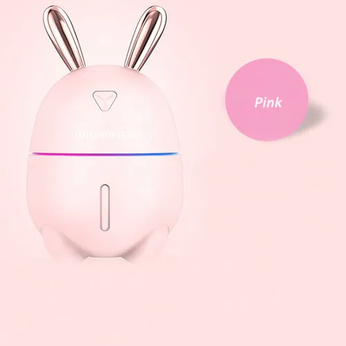 300ML Air Humidifier Cute Rabbit Ultra Silent USB