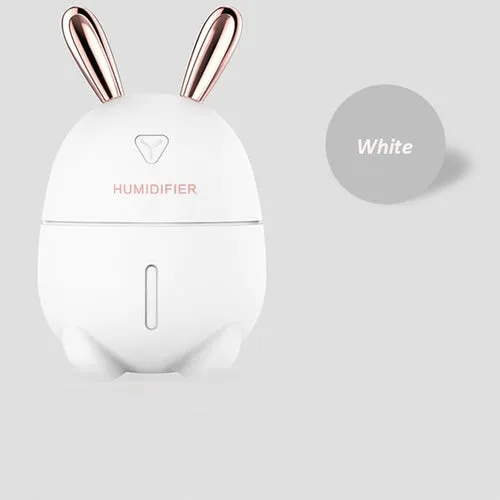 300ML Air Humidifier Cute Rabbit Ultra Silent USB