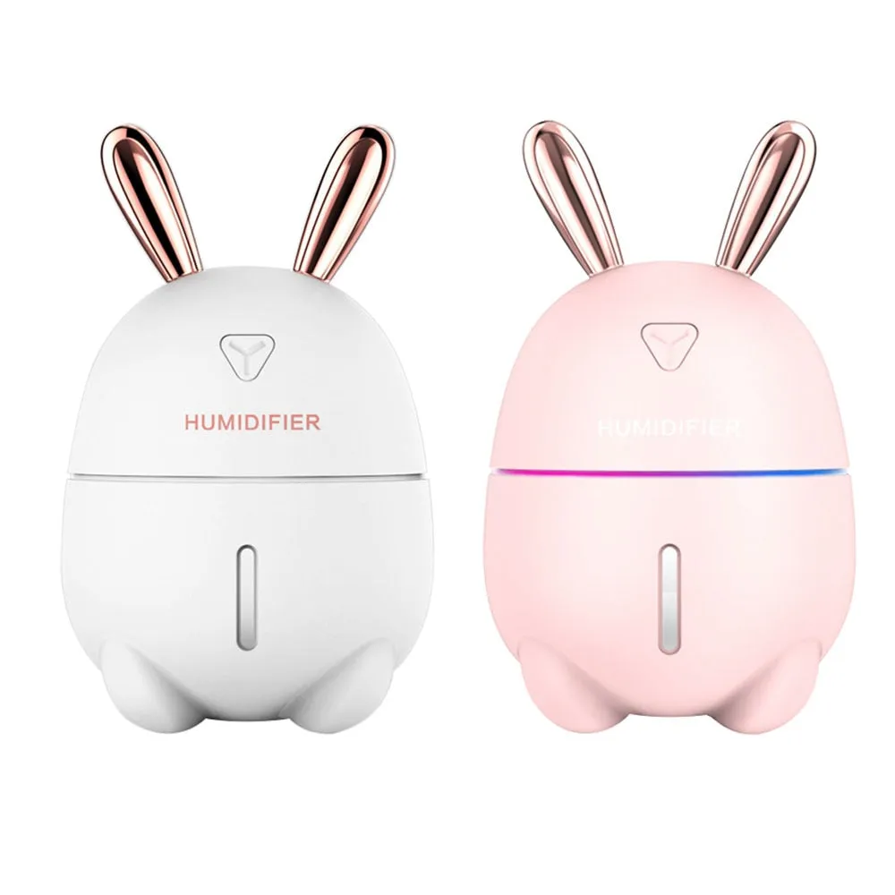 300ML Air Humidifier Cute Rabbit Ultra Silent USB