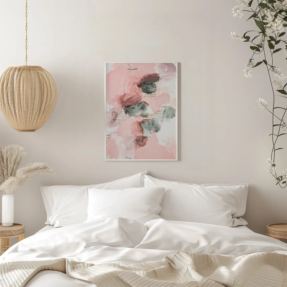 Abstract Pastels - Stretched Canvas, Poster or Fine Art Print