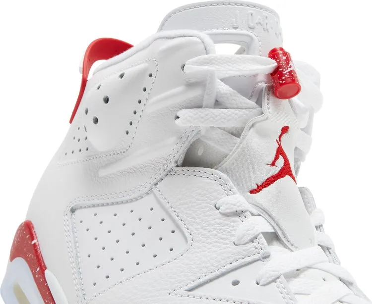 Air Jordan 6 Retro Red Oreo sneakers, white