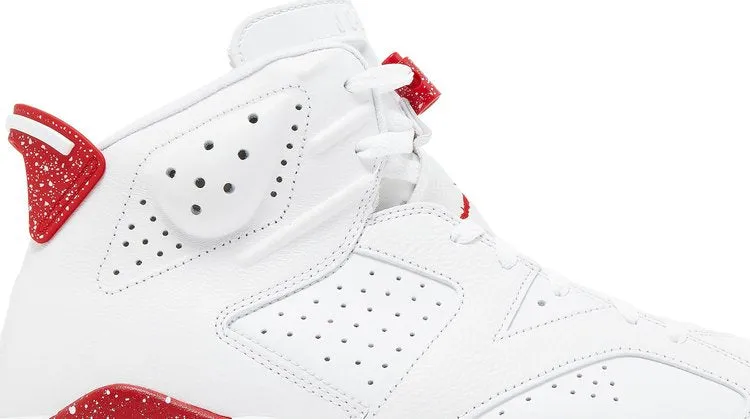 Air Jordan 6 Retro Red Oreo sneakers, white