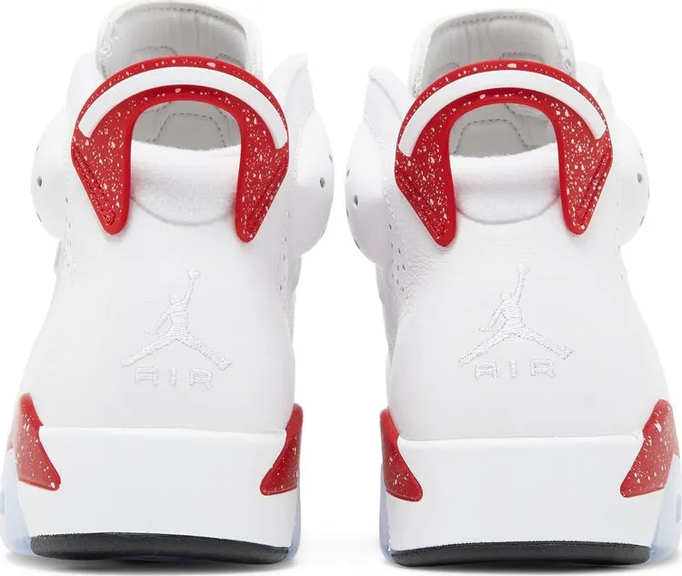 Air Jordan 6 Retro Red Oreo sneakers, white