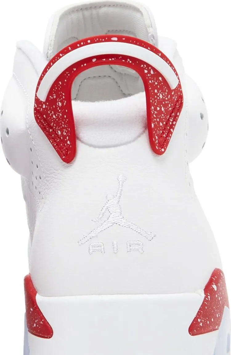 Air Jordan 6 Retro Red Oreo sneakers, white