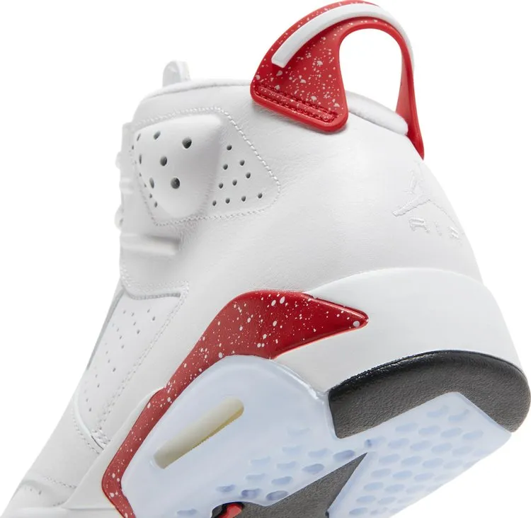 Air Jordan 6 Retro Red Oreo sneakers, white