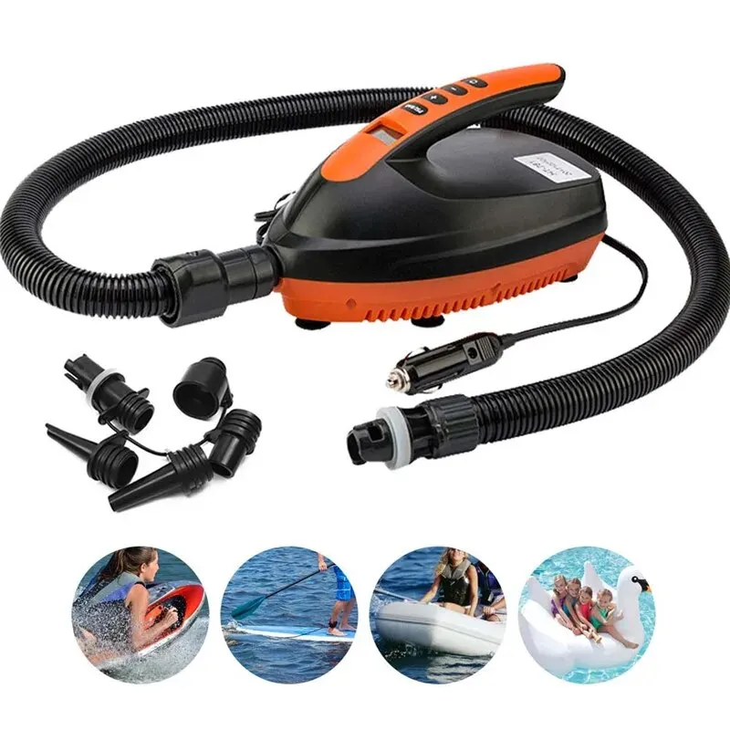 Air Pump 16 20 PSI DC 12V Digital Air Pump Inflatable Pump for SUP & Paddle Board 20PSI High Pressure Portable