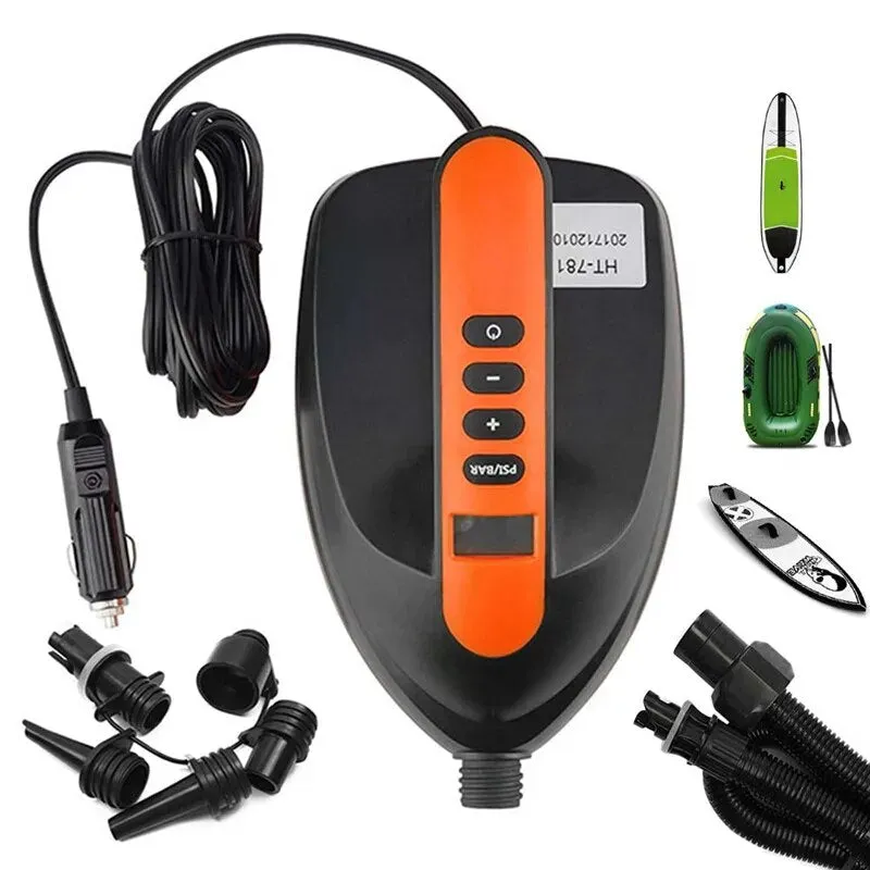 Air Pump 16 20 PSI DC 12V Digital Air Pump Inflatable Pump for SUP & Paddle Board 20PSI High Pressure Portable