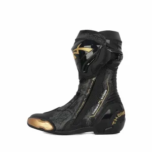 Allgoal Motorcycle Riding Boots Black/Gold – Limited Edition