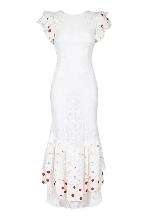 Apolonia Dress White lace