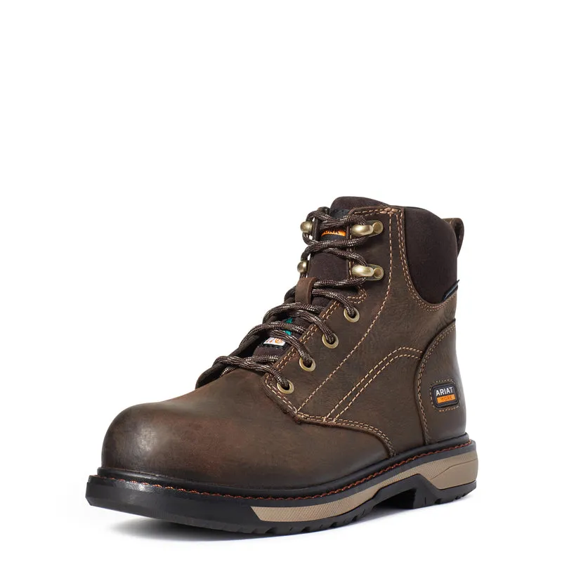 'Ariat' Women's 6" Riveter EH WP Comp Toe - Brown