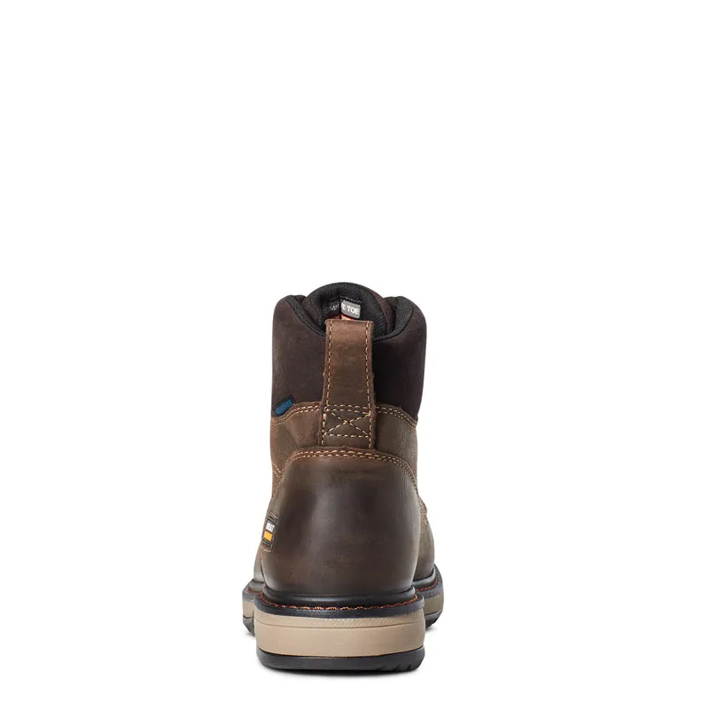 'Ariat' Women's 6" Riveter EH WP Comp Toe - Brown