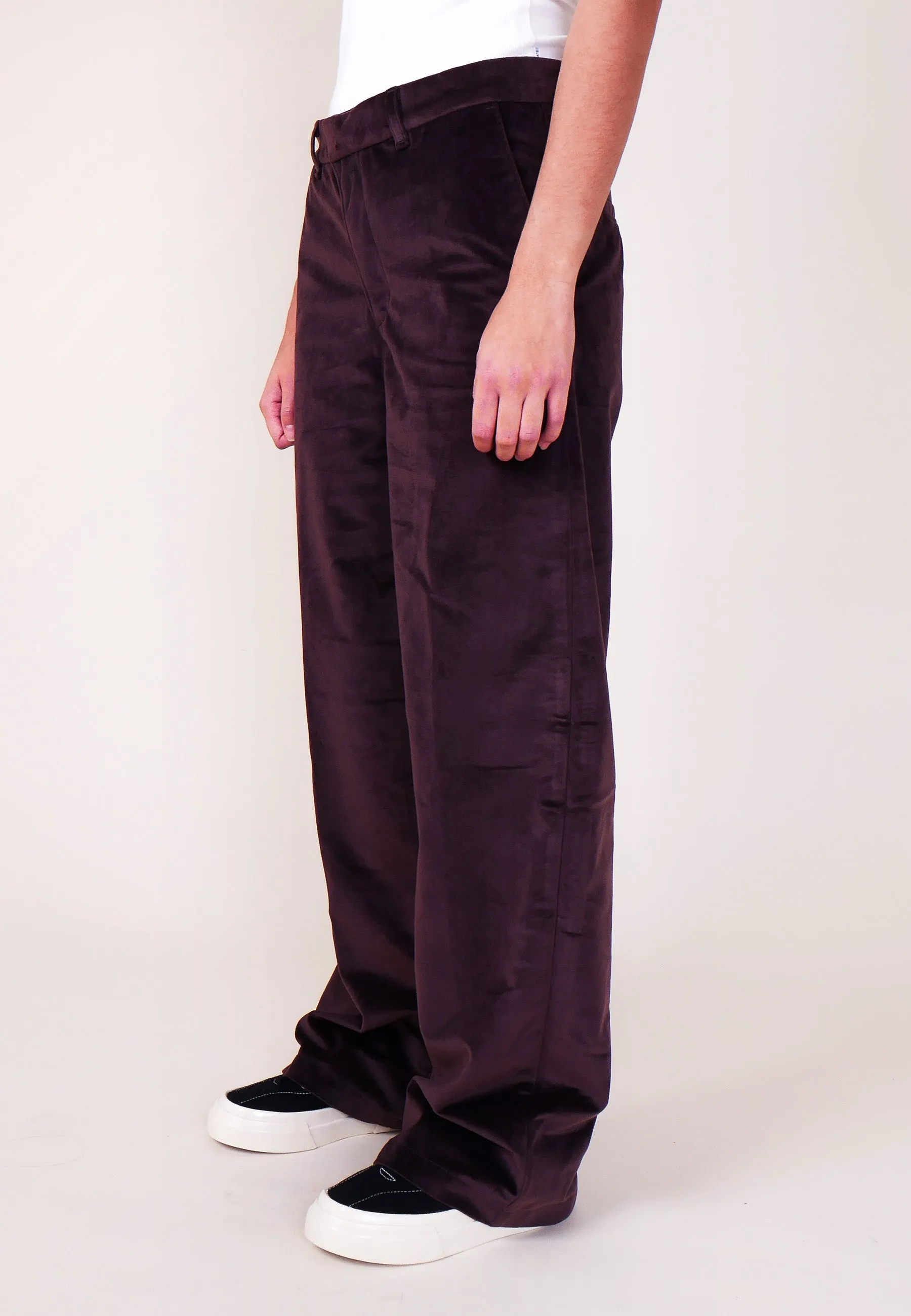 Baggy Trouser - Velvet Chocolate Plum