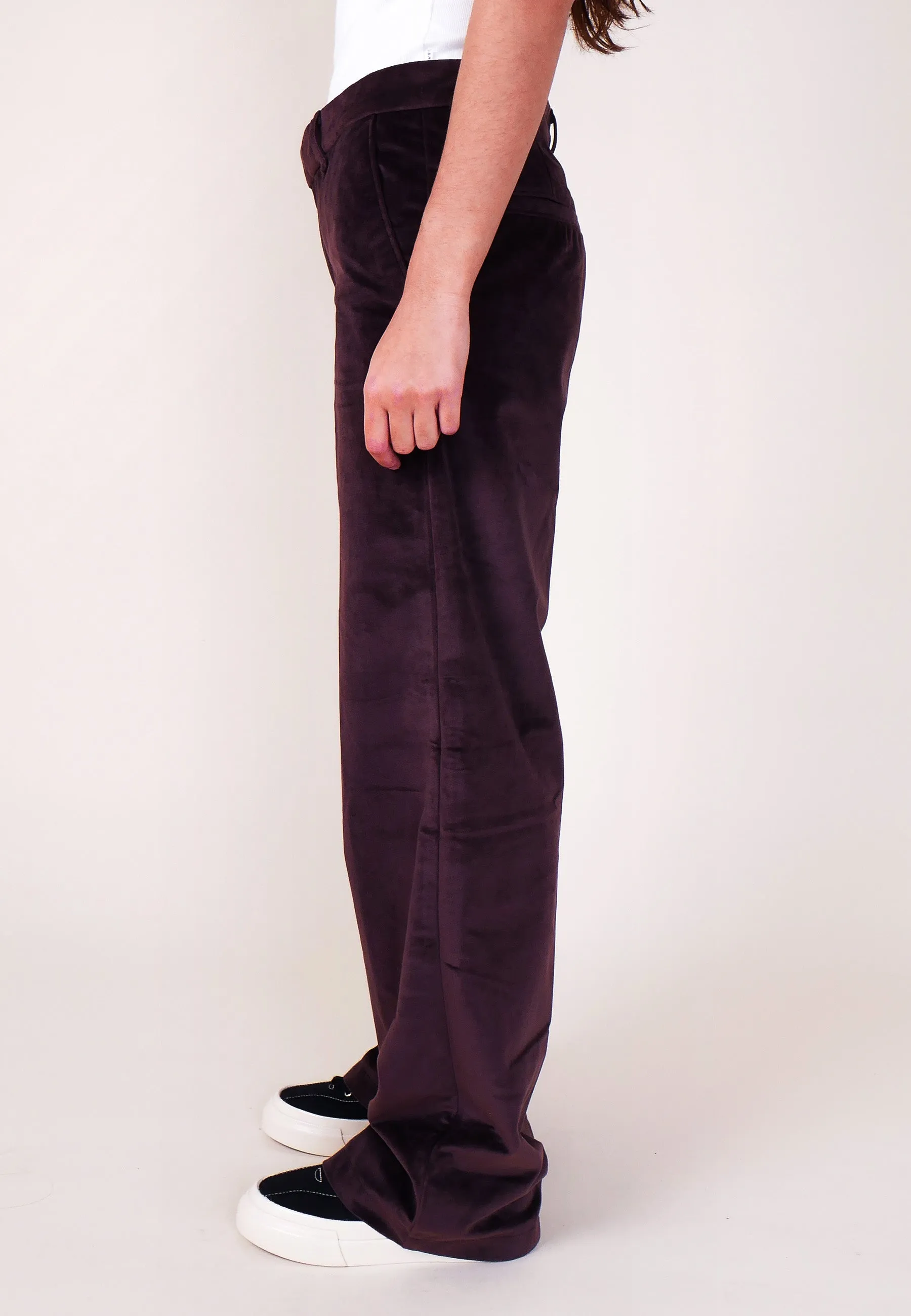 Baggy Trouser - Velvet Chocolate Plum