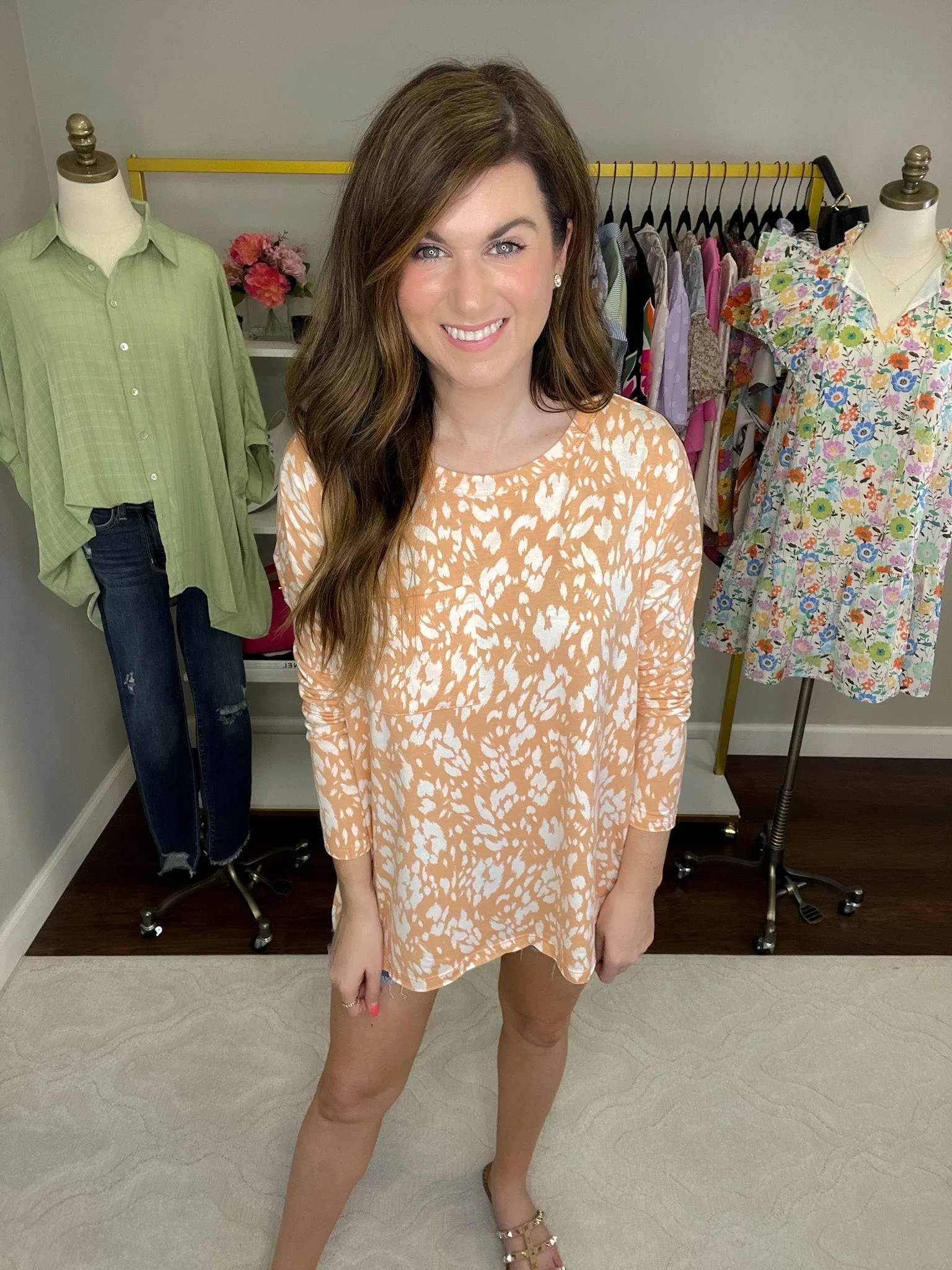 *BELLES & DOORBUSTER* Spring Spots Top