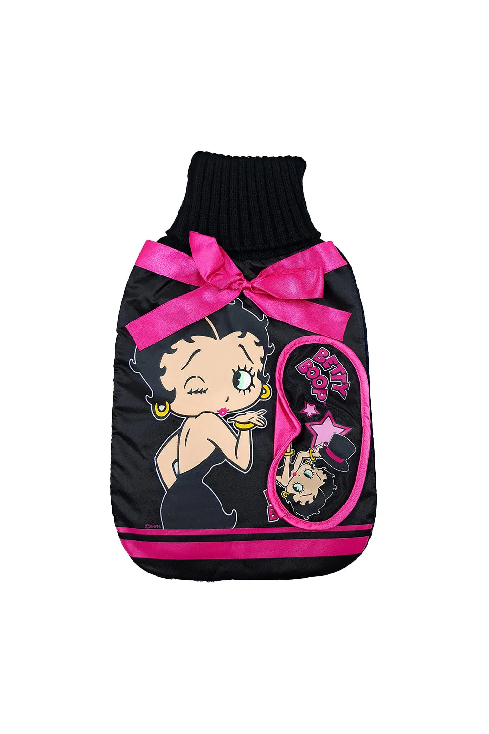 Betty Boop Hot Water Bottle and Eye Mask Set