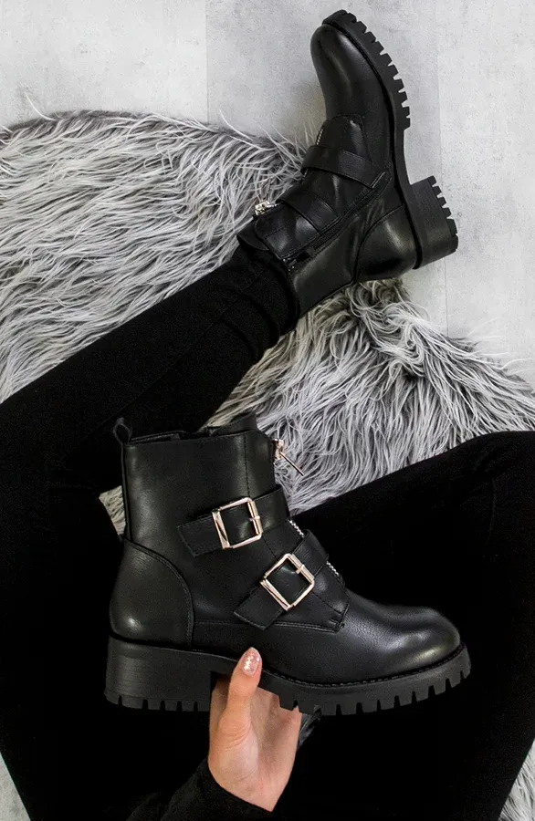 Biker Boots Black