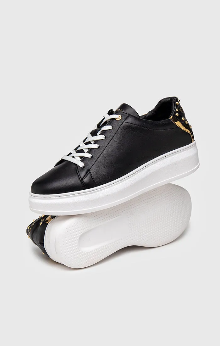 Black Punk Upscale Sneakers