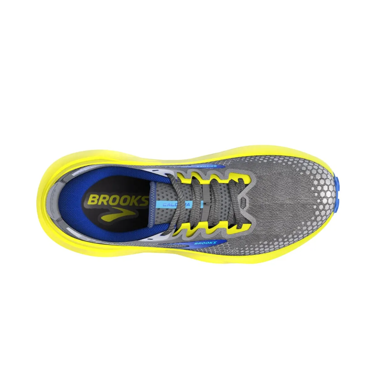 Brooks Caldera 6 Gray Lime Green Shoes