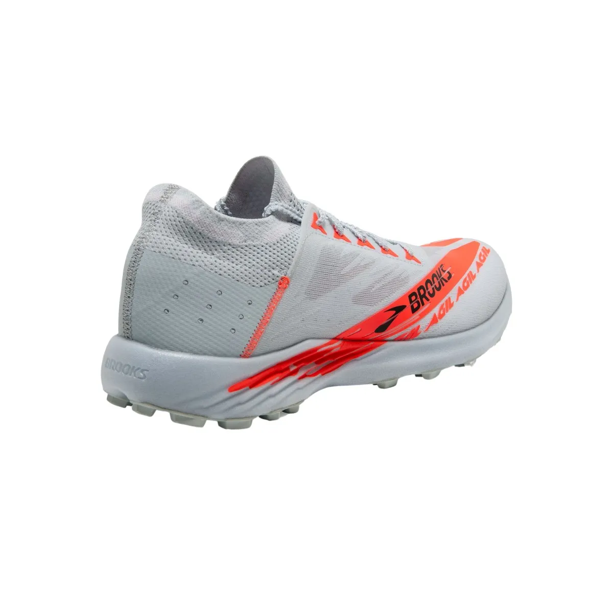 Brooks Catamount Agil Gray Orange SS24 Sneakers