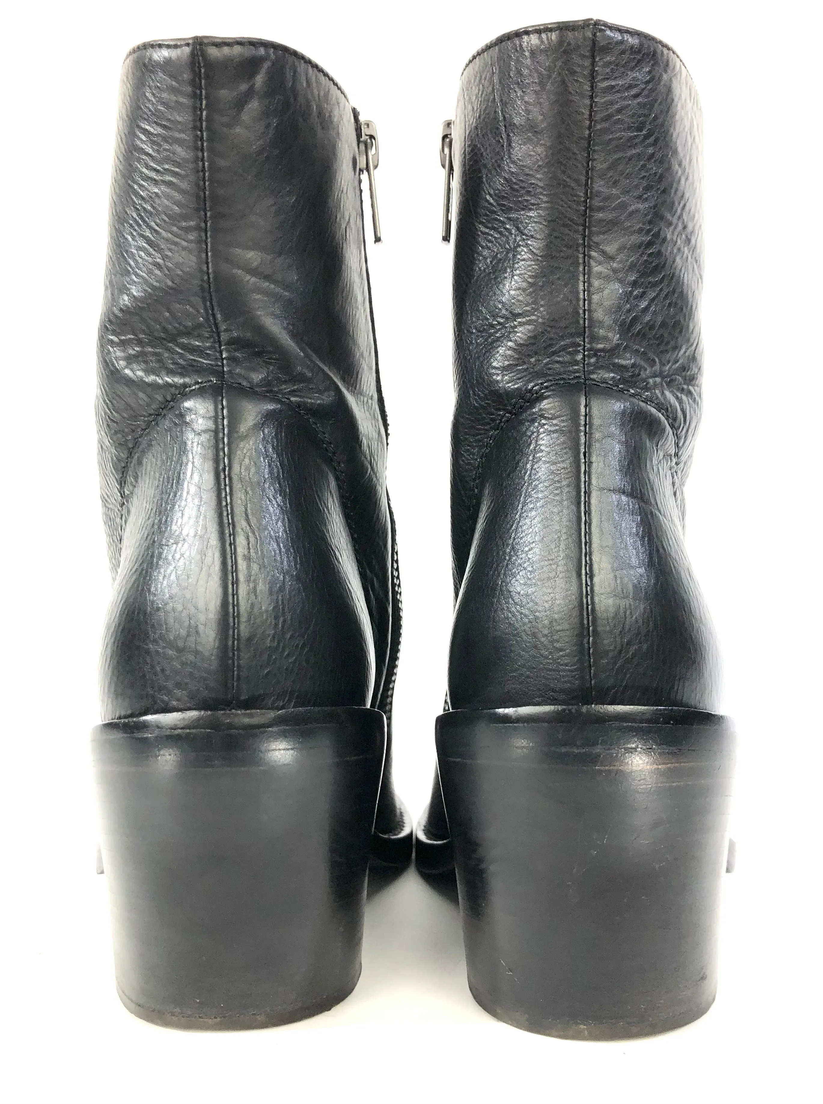 Carezza Black Ankle Boots  | Size US 7.5 - IT 38