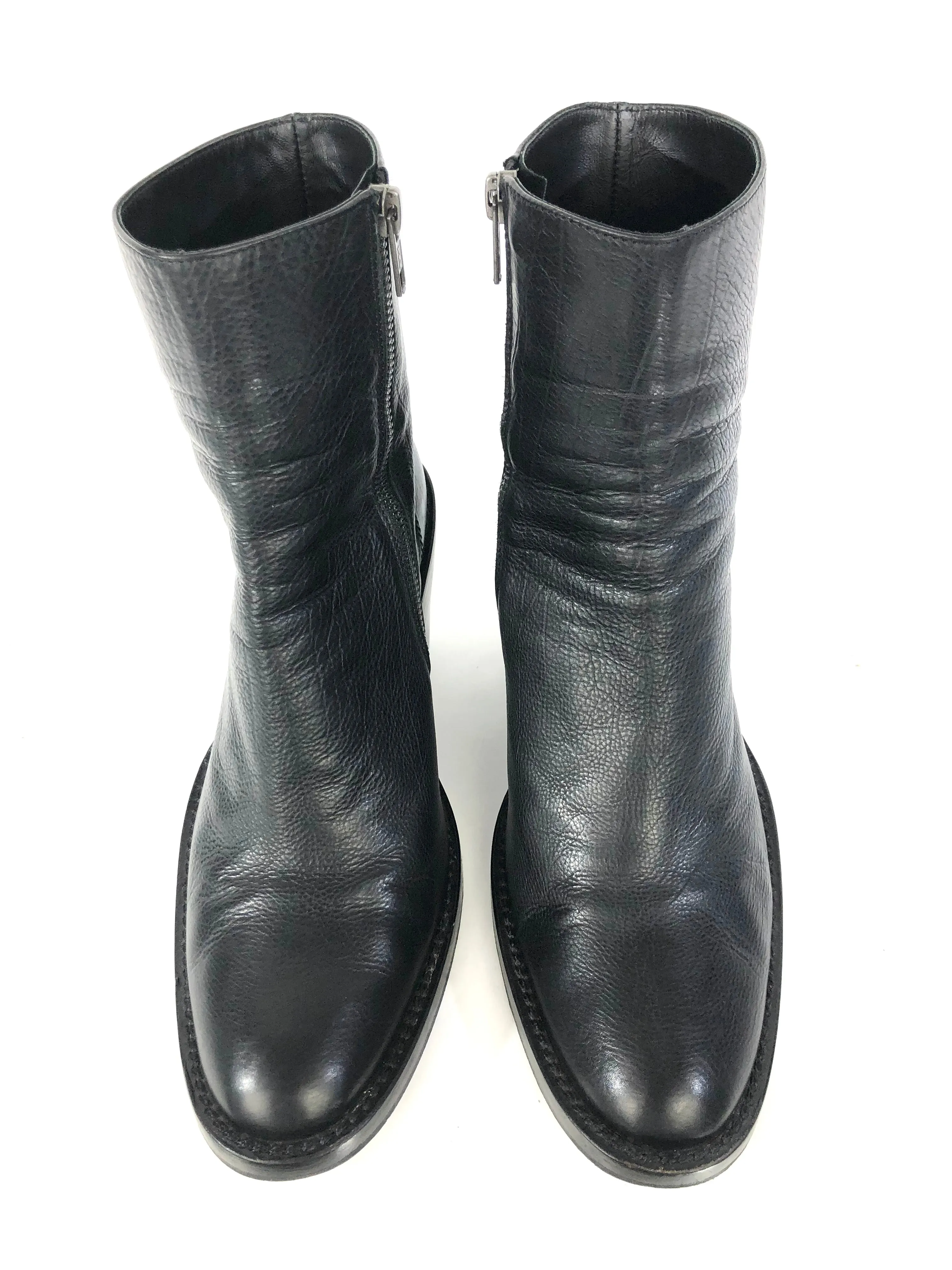 Carezza Black Ankle Boots  | Size US 7.5 - IT 38