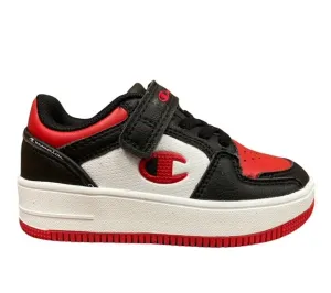 Champion scarpa sneakers da bambino Rebound 2.0 Low 2258-CHA-KK002 NBK/WHT/RED nero-bianco-rosso