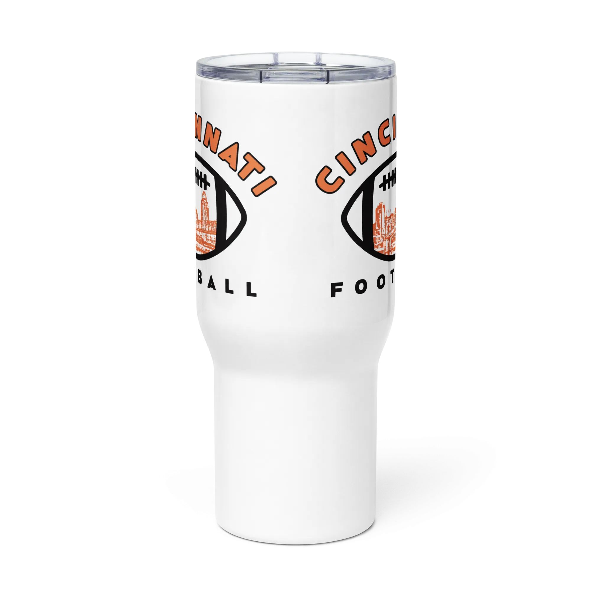 Cincinnati Football Travel Mug with Handle