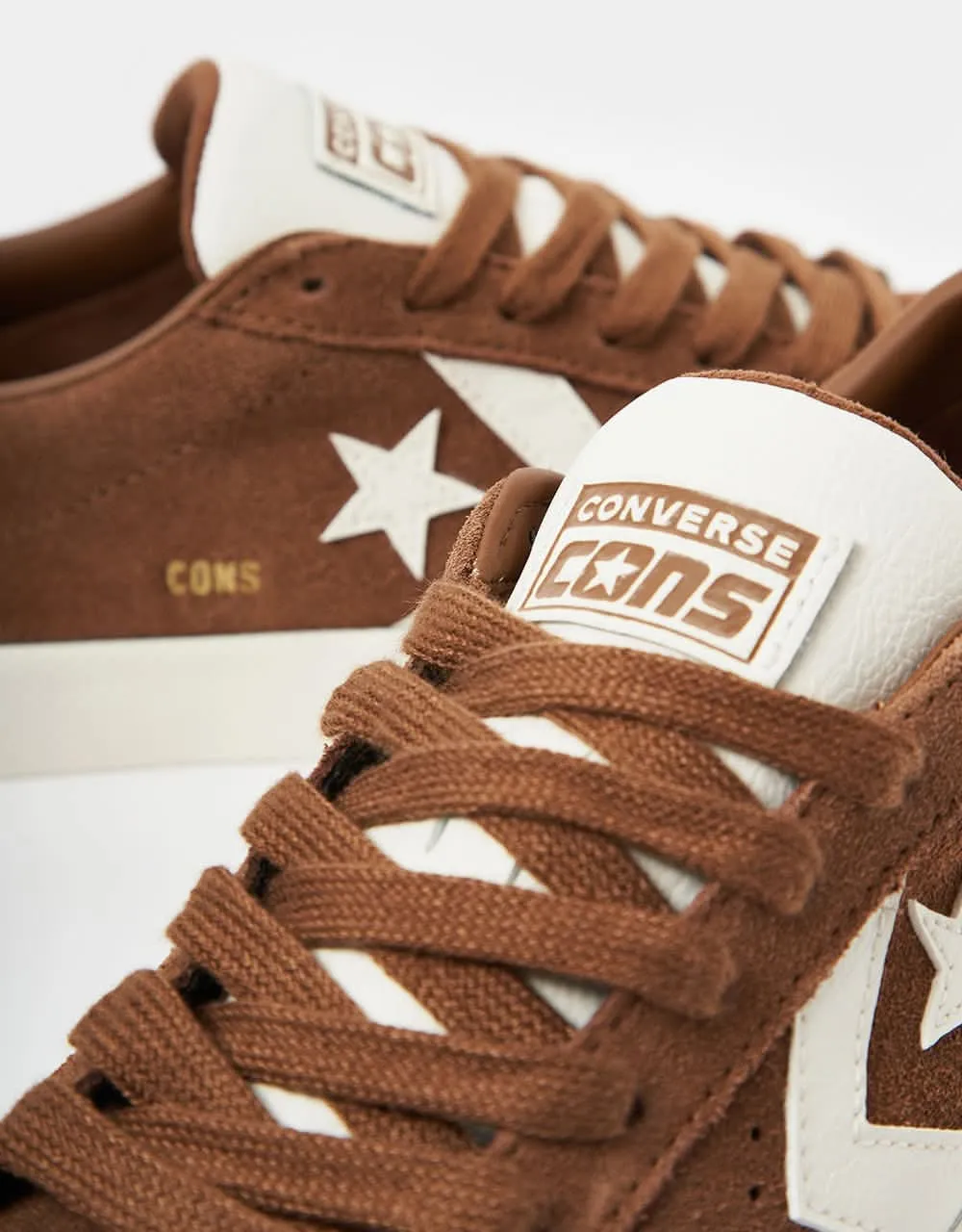 Converse PL Vulc Pro Skate Shoes - Dark Whiskey/Egret/Egret