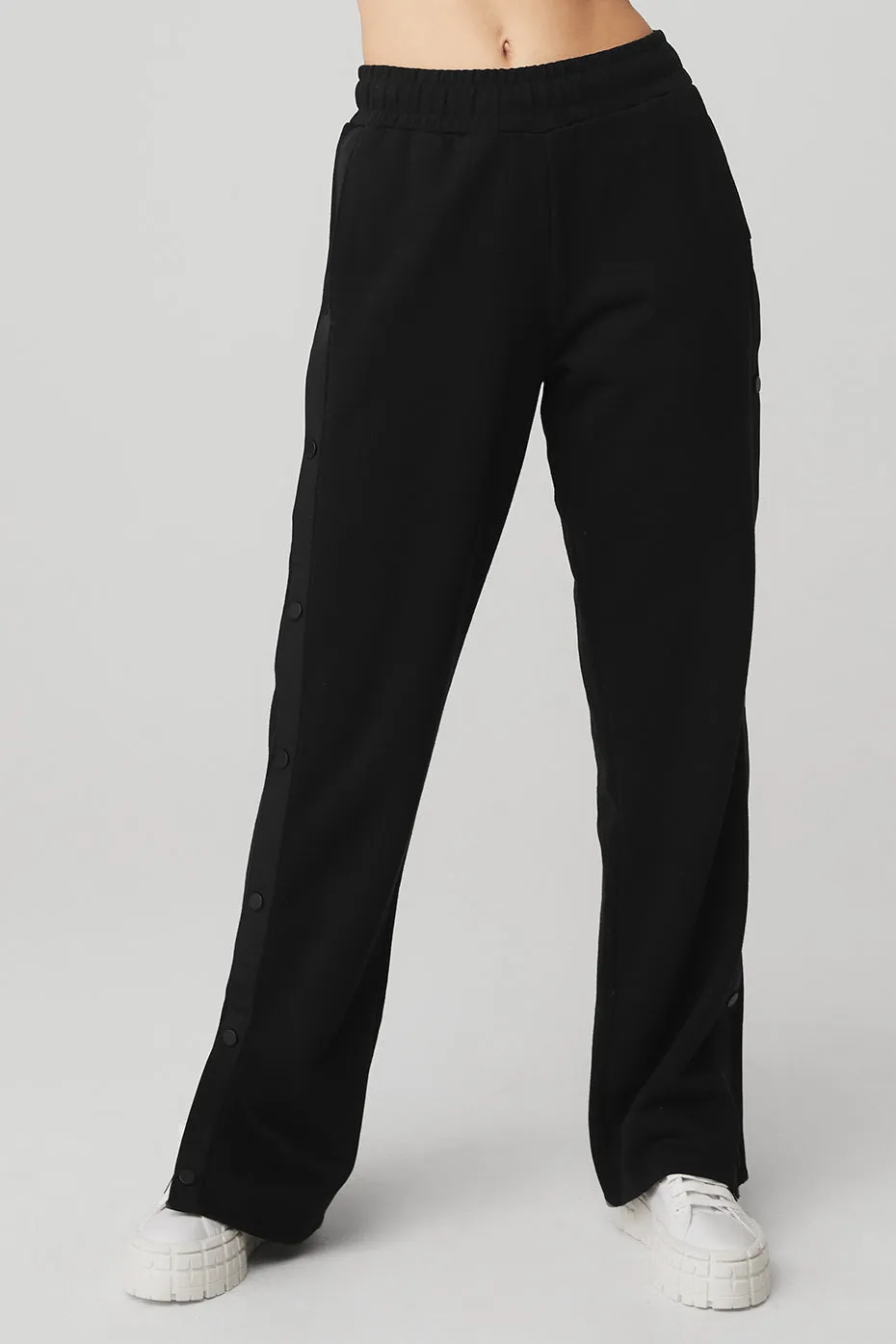 Courtside Tearaway Snap Pant - Black