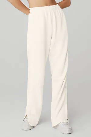 Courtside Tearaway Snap Pant - Ivory