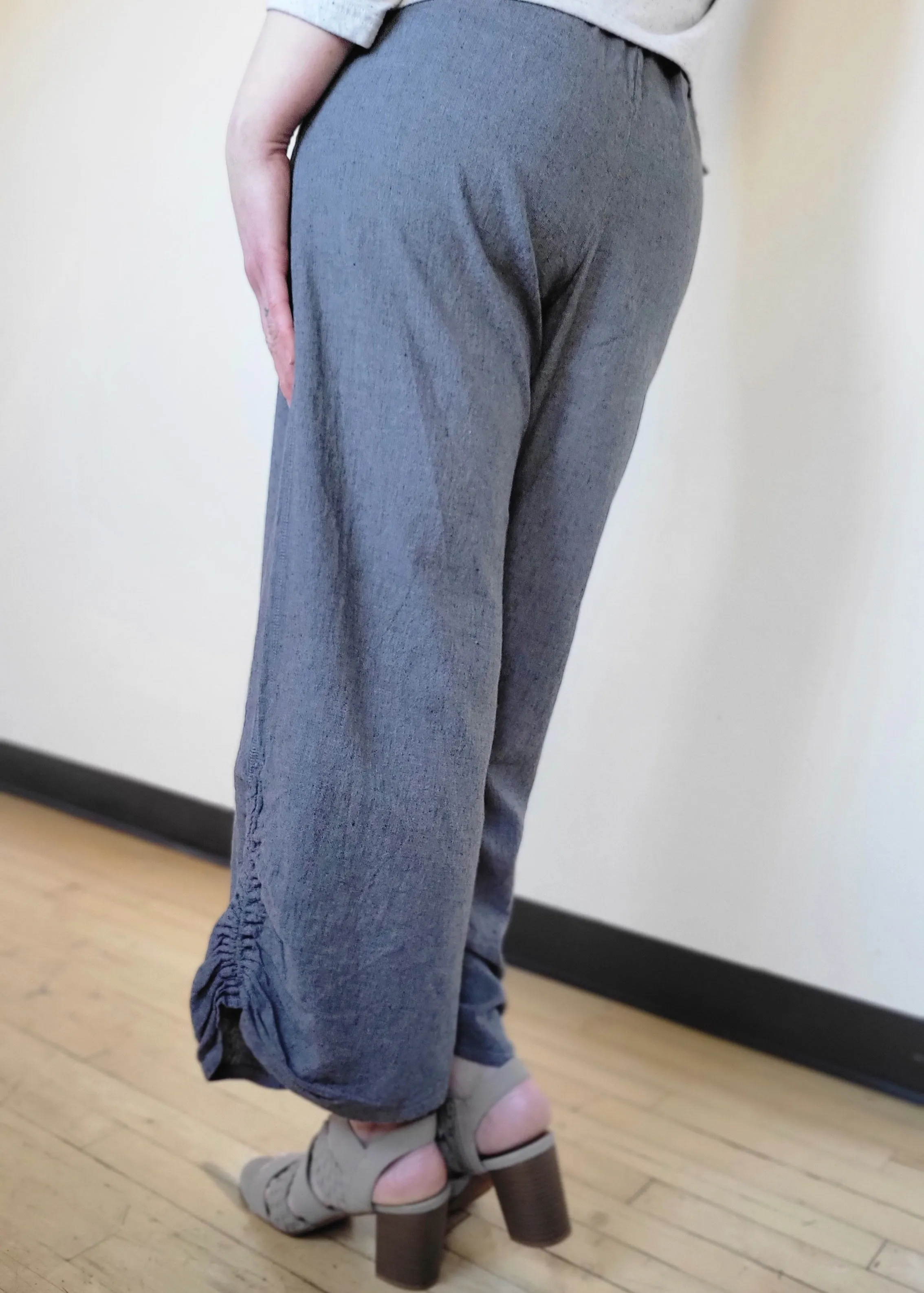 Crosshatch Ruche Pant