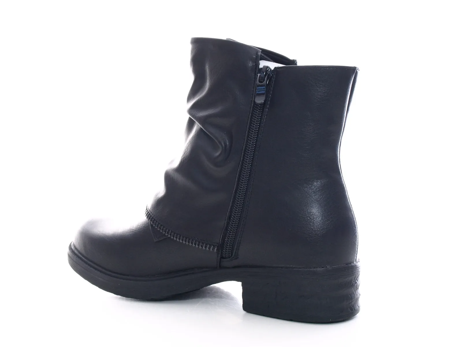 Damen Stiefeletten Biker Boots Outdoor Winterboots Black # 281