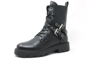 Double Buckle Biker Boot