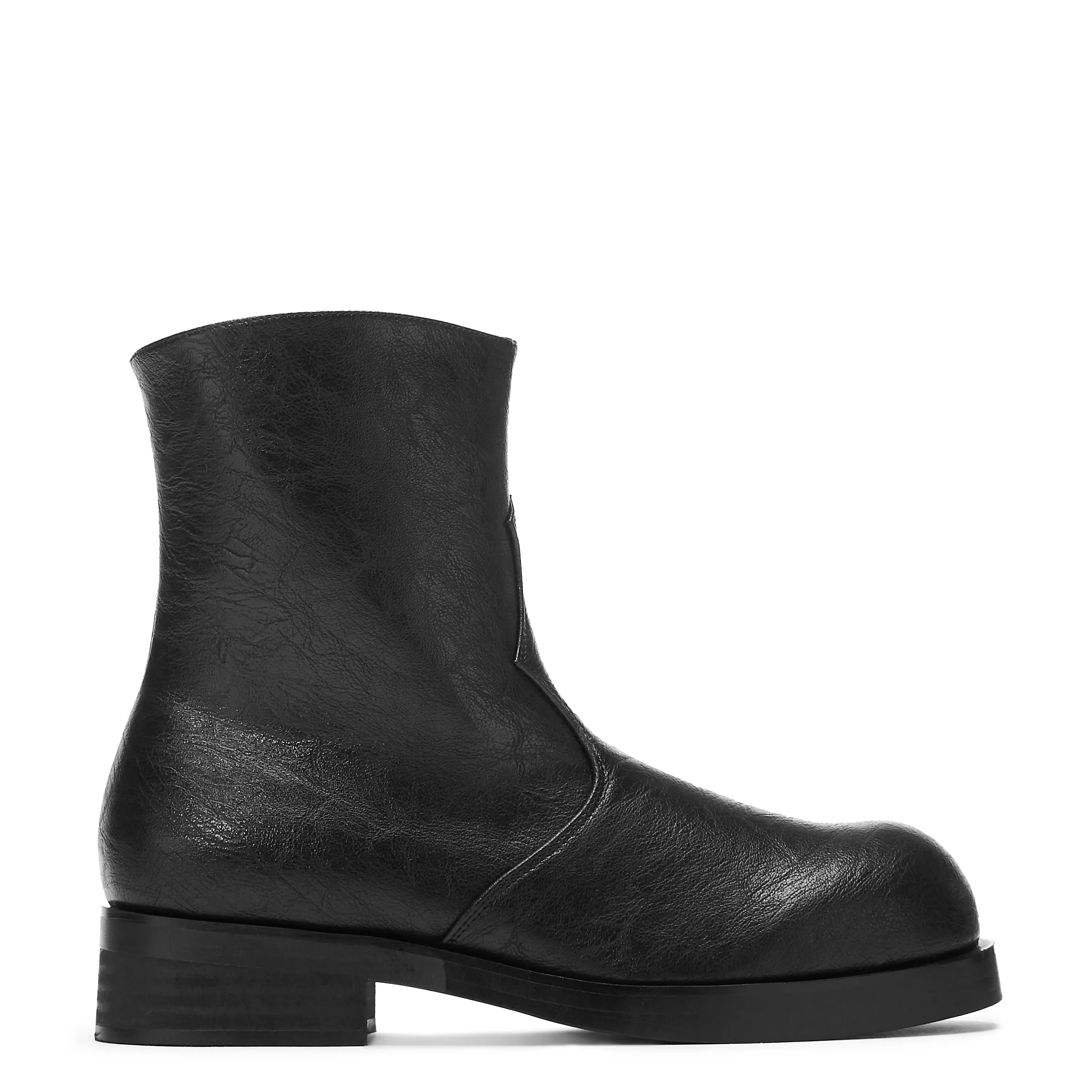 Fateless Men's Stacked Biker Boots - Vintage Black