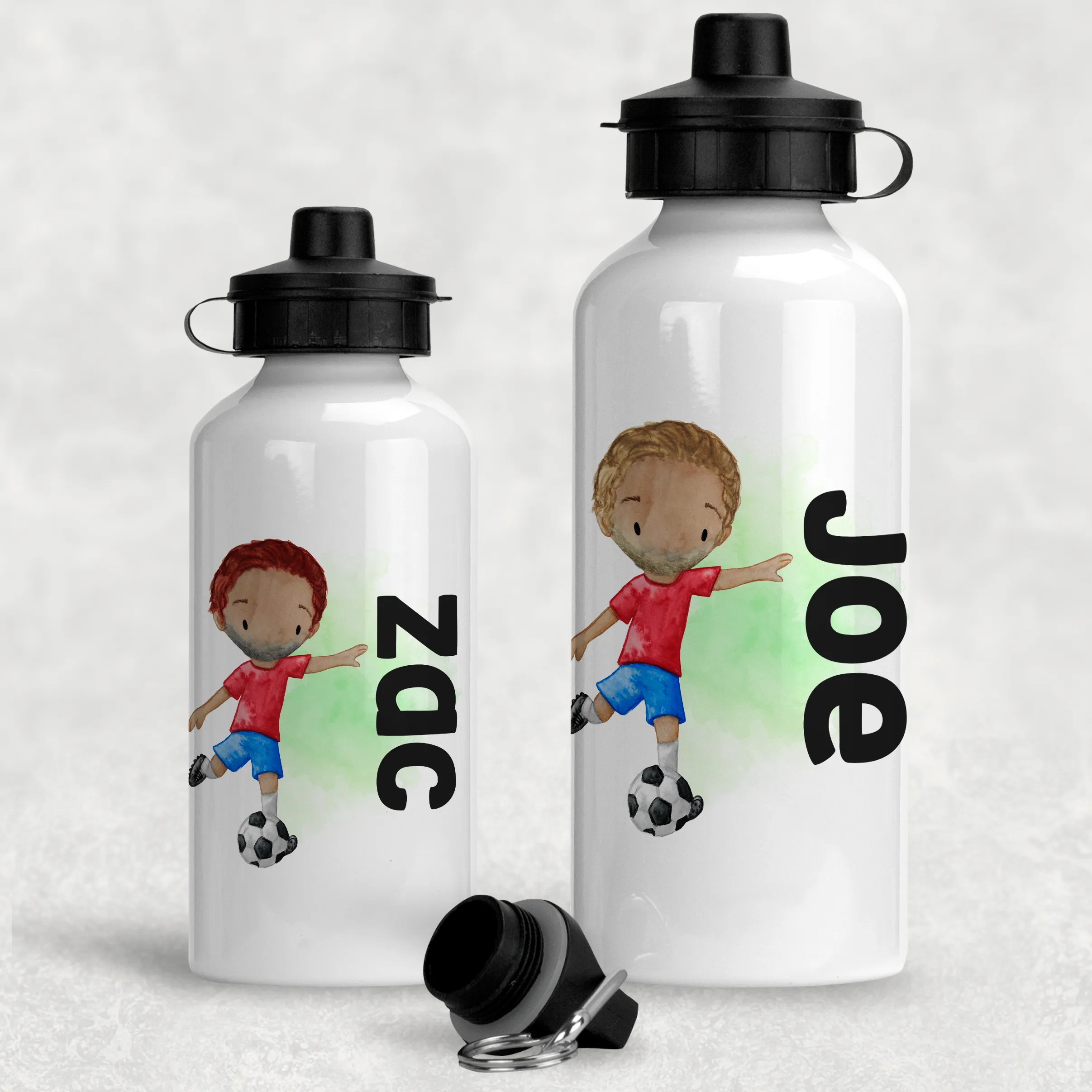 Football Personalised Water Bottle  - 400/600ml