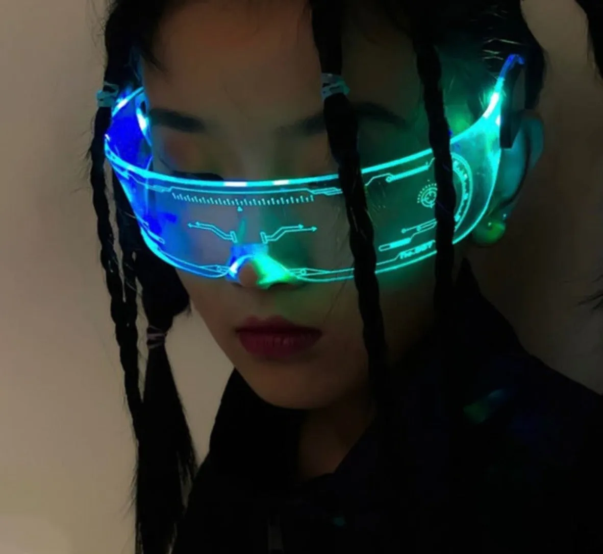 Futuristic Science Tech Colour Change Glasses