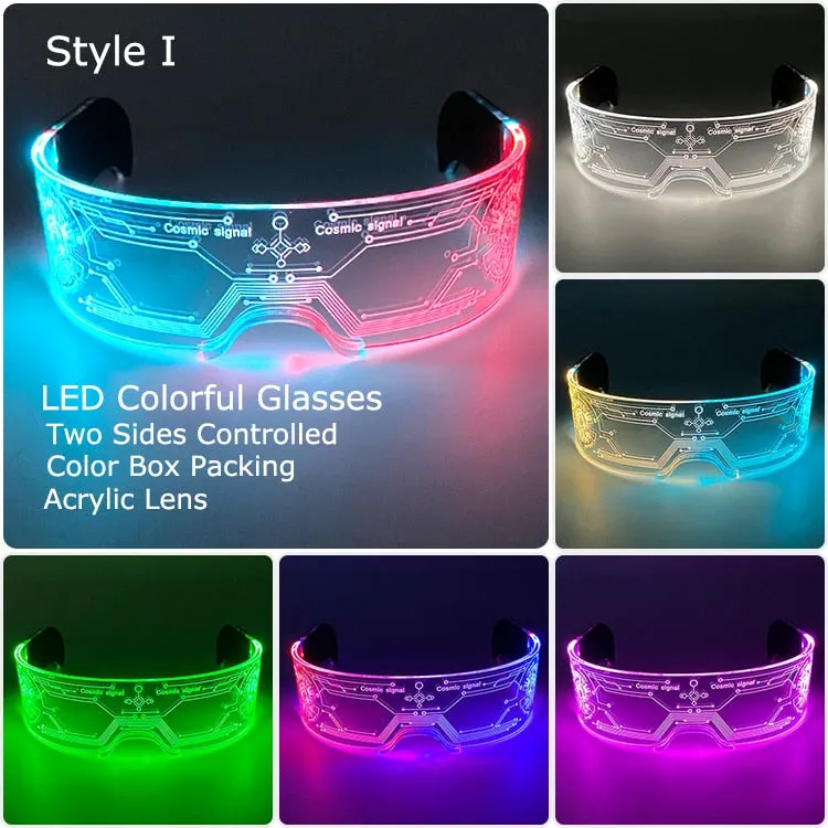 Futuristic Science Tech Colour Change Glasses