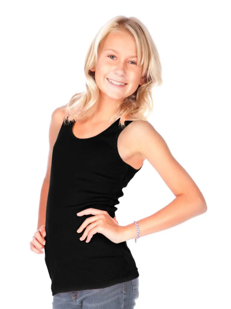 Girls Rib Tank-f