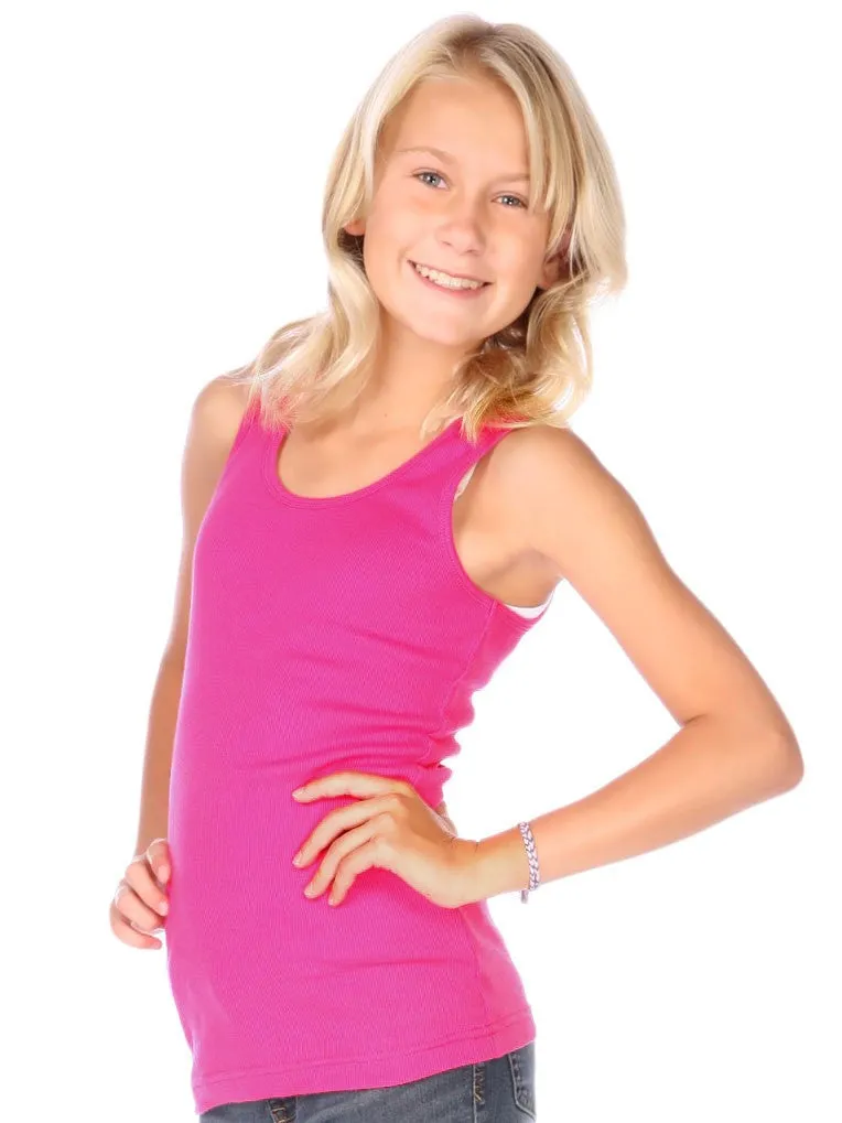 Girls Rib Tank-f