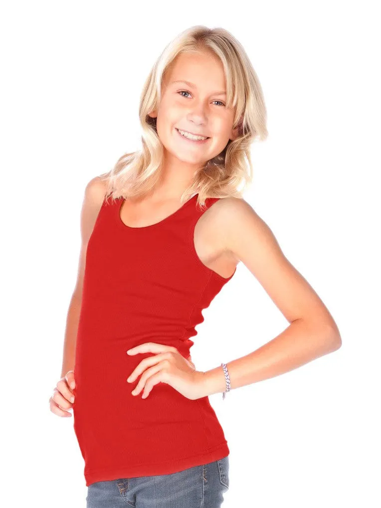 Girls Rib Tank-f