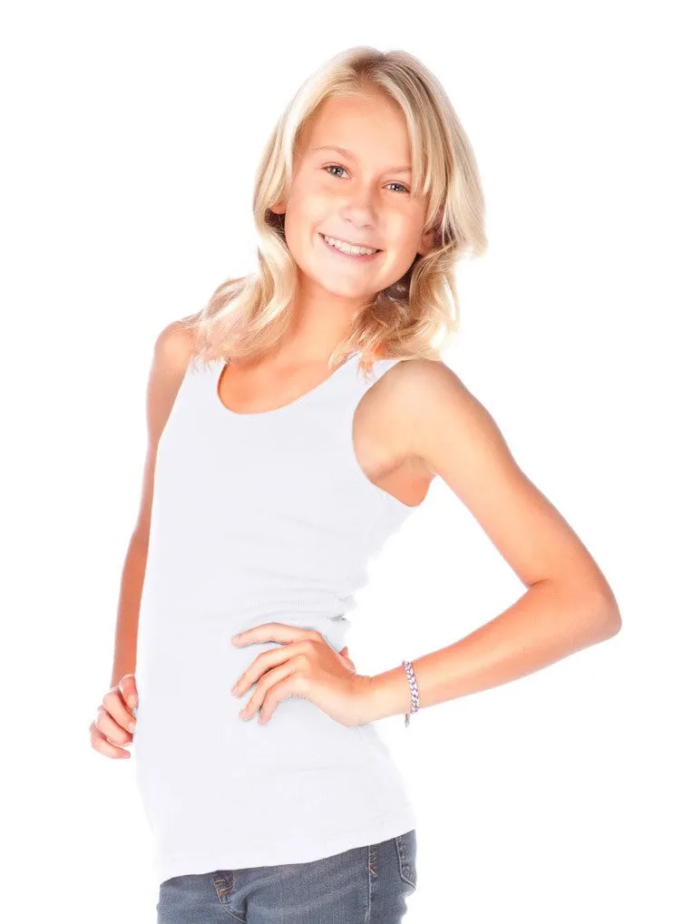 Girls Rib Tank-f