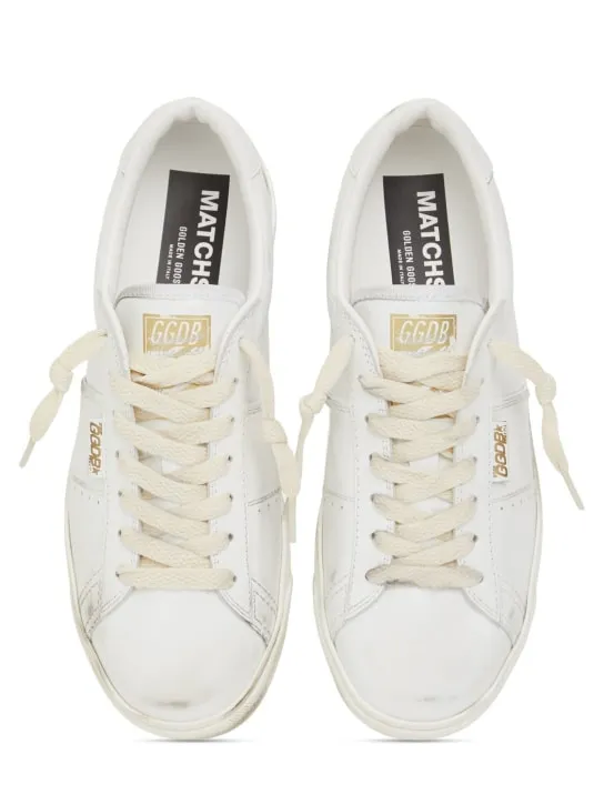 Golden Goose   20mm Matchstar shiny leather sneakers 