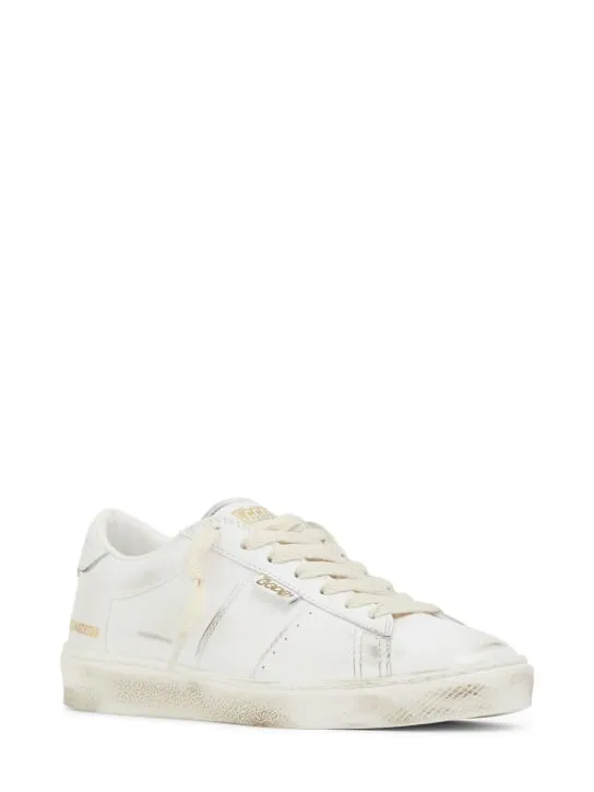 Golden Goose   20mm Matchstar shiny leather sneakers 