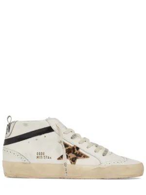 Golden Goose   20mm Mid Star leather sneakers 