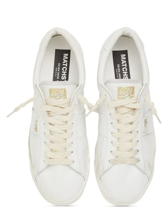 Golden Goose   Matchstar shiny leather sneakers 